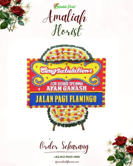 Sewa Papan Bunga Terunyan